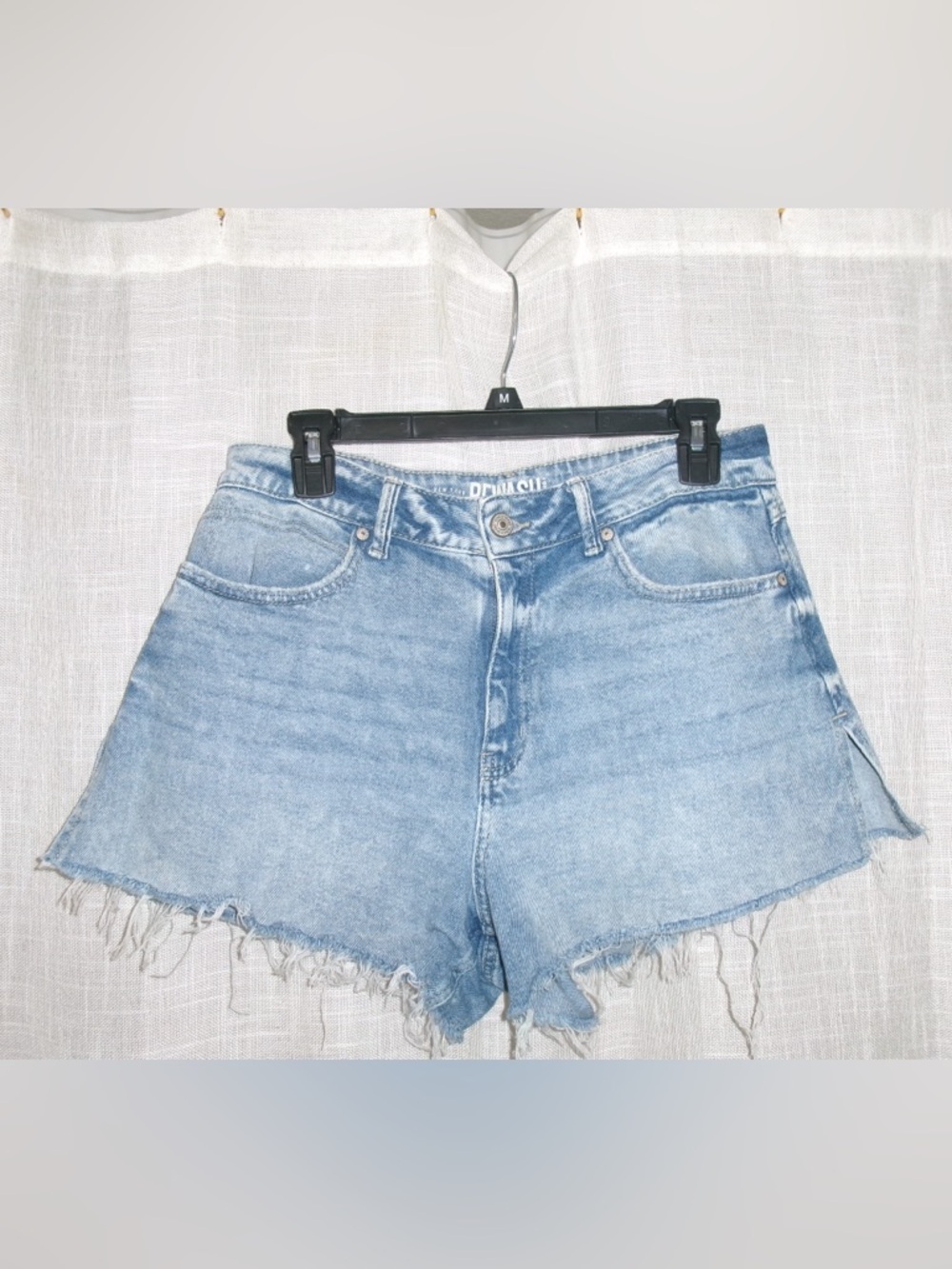 Rewash Washed Light Blue Denim Cutoff Shorts
